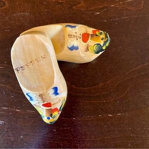 Dutch Wooden Shoe / Clog Salt & Pepper Shakers